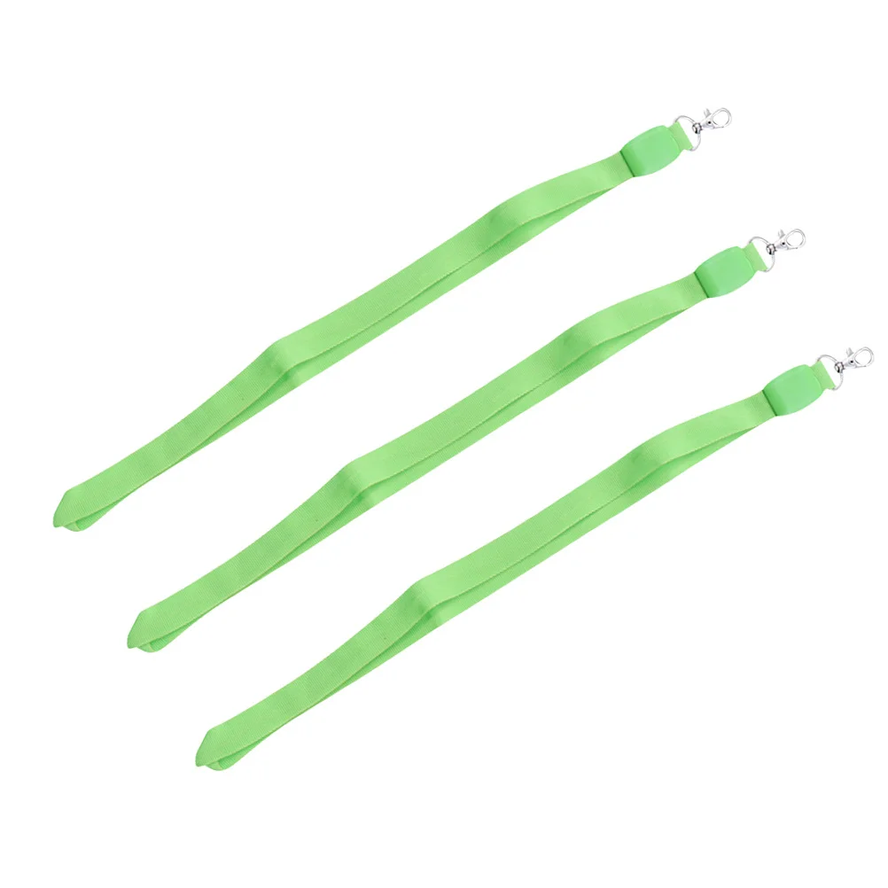 

3Pcs LED Luminous Phone Straps Stylish Mobile Phone Lanyards Lightweight Key Chain DIY Accessories Light Green