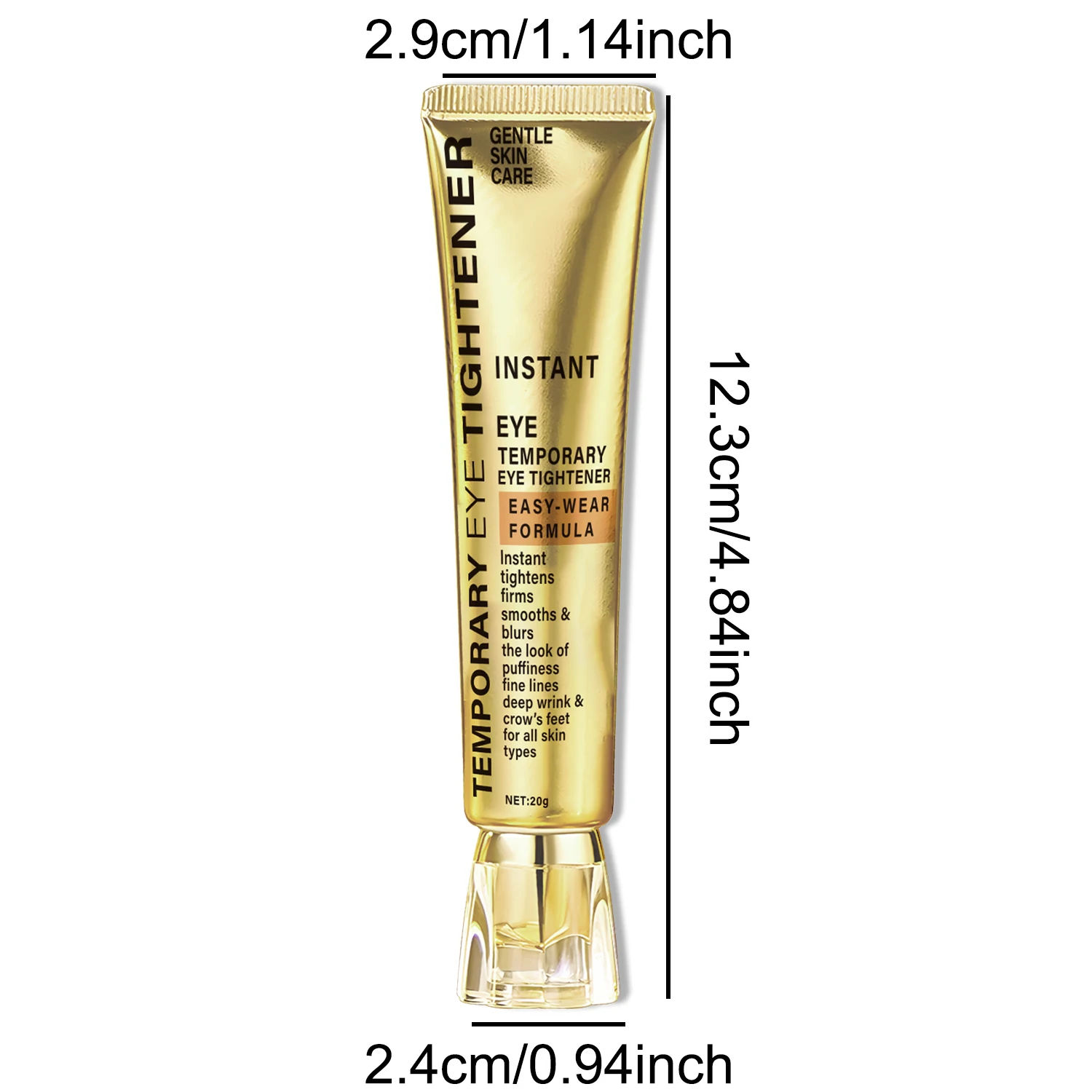 منطقة العين المستهدفة مع المشدود المؤقت الذي يعمل بالببتيد. المصاعد، المصاعد بلطف. العمل السريع، نتائج ناعمة. #6