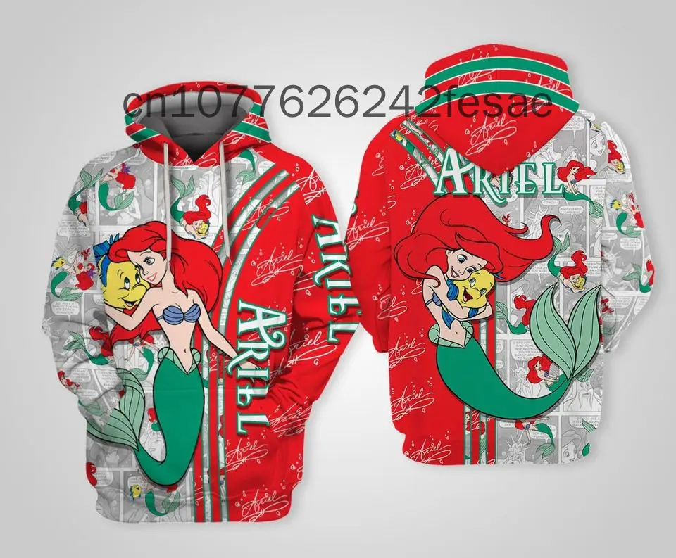 The Little Mermaid Ariel Princess And Her Prince Disney Hoodie