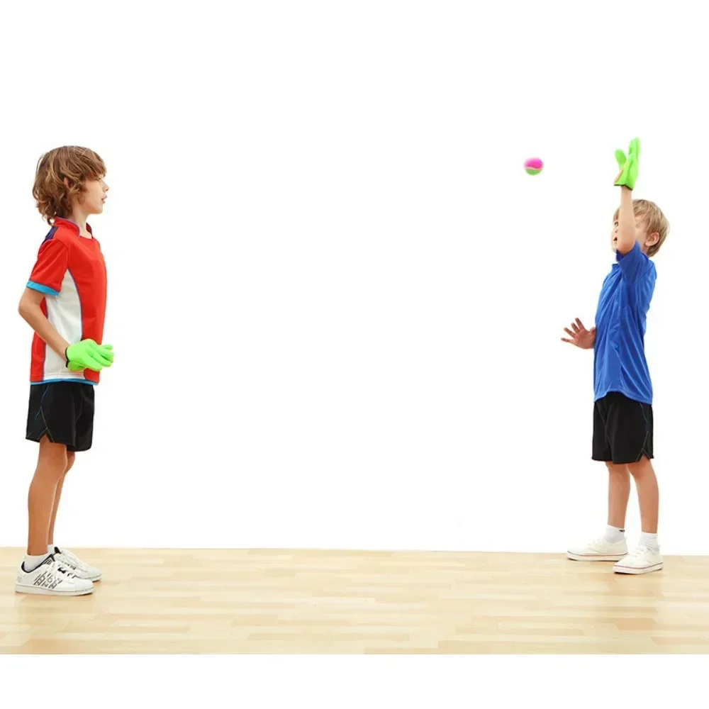 Pelota pegajosa con ventosa para niños, juego de pelota para deportes al aire libre, lanzar y atrapar juguetes interactivos para padres e hijos, 1 ud.