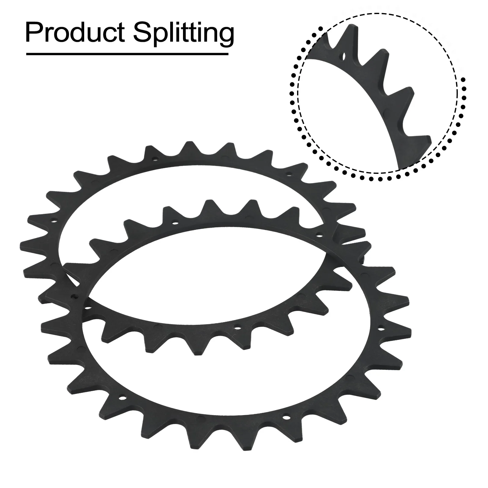 2pc Lawnmower Spikes For Mowing Robot Lawnmower 225mm WR153E WR155E Lawn Mowers Improved Auxiliary Wheels Robotic Spike