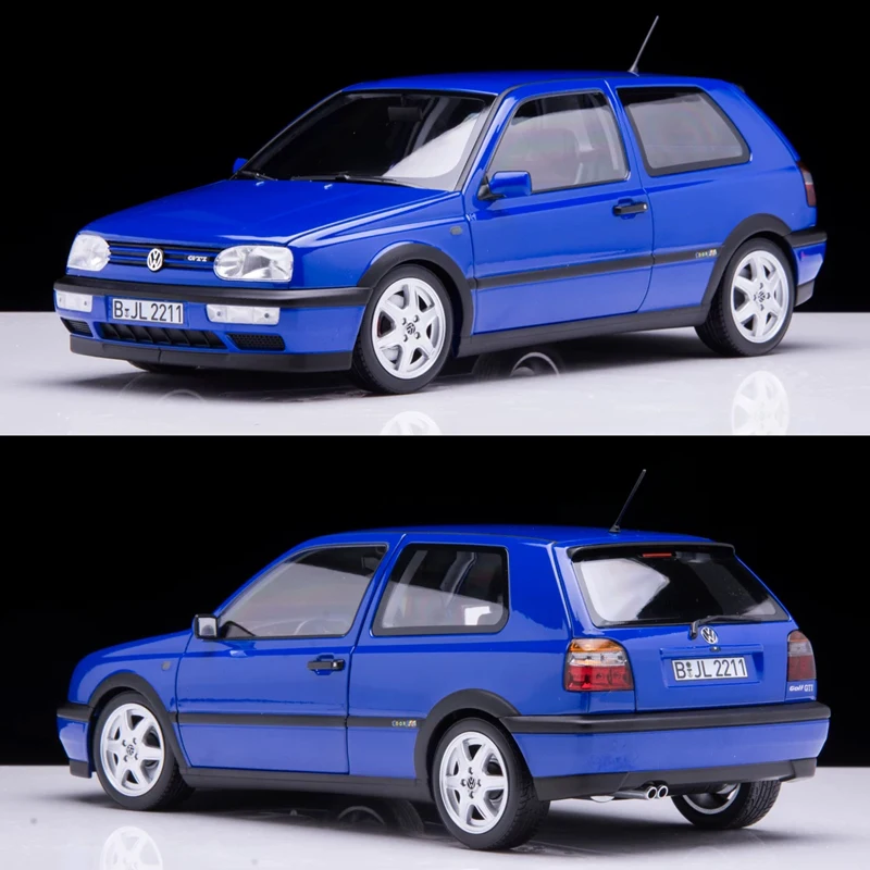 Volkswagen Golf Gti Mk3 1994 Third Generation Golf Simulation Alloy Car Model Full Opening Doors Norev 1:18 Die-Cast Metal Static Display Miniature Model Adult Boys Toy Collectible Gift