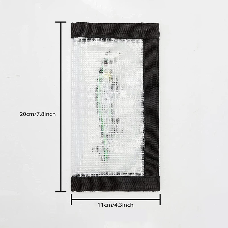 1 szt. Przezroczyste owijki ochronne na haczyki wędkarskie z PVC, trwałe etui na haczyki, przenośne akcesoria do przynęt wędkarskich