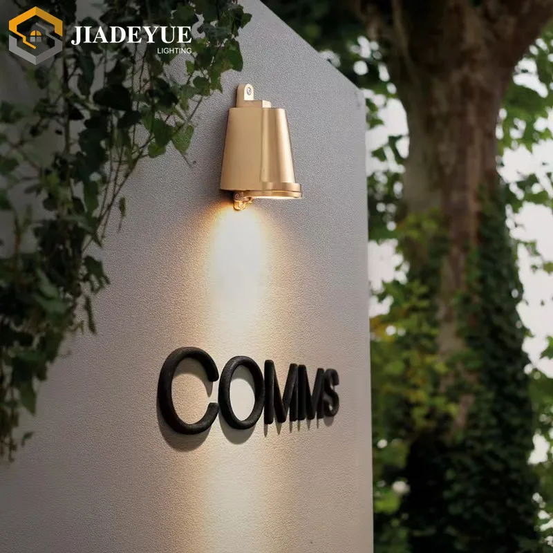 Outdoor Bell Wall Light LED Waterproof Aluminum Wall Light Garden Light Stair Balcony Garden Exterior Wall Light