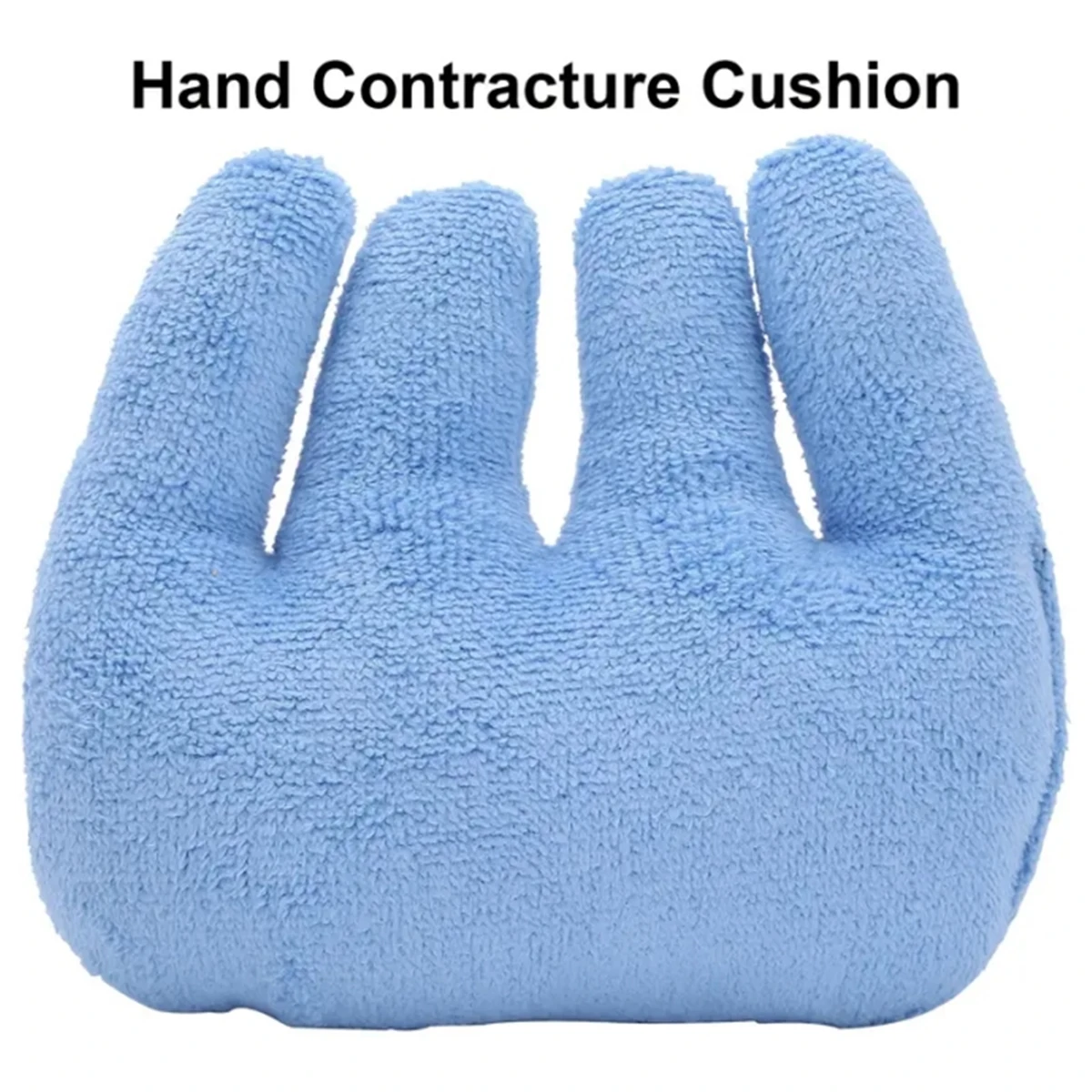 Blue Hand Rehabilitation Grip Cushion with Finger Separators