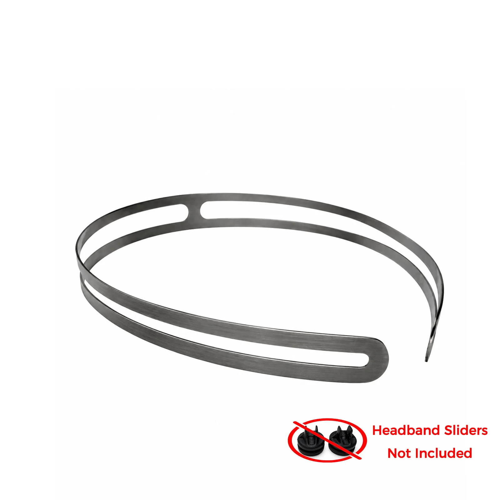 Diadema Ligera de Acero Inoxidable para Auriculares AIAIAI Tracks, Conectores Deslizantes NO Incluidos