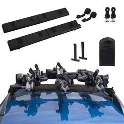 Car Roof Rack Anti-Vibration Luggage Rack Mat Universal Rack Pads For Kayak Surfboard Canoe Snowboard Suits Car Roof Beams