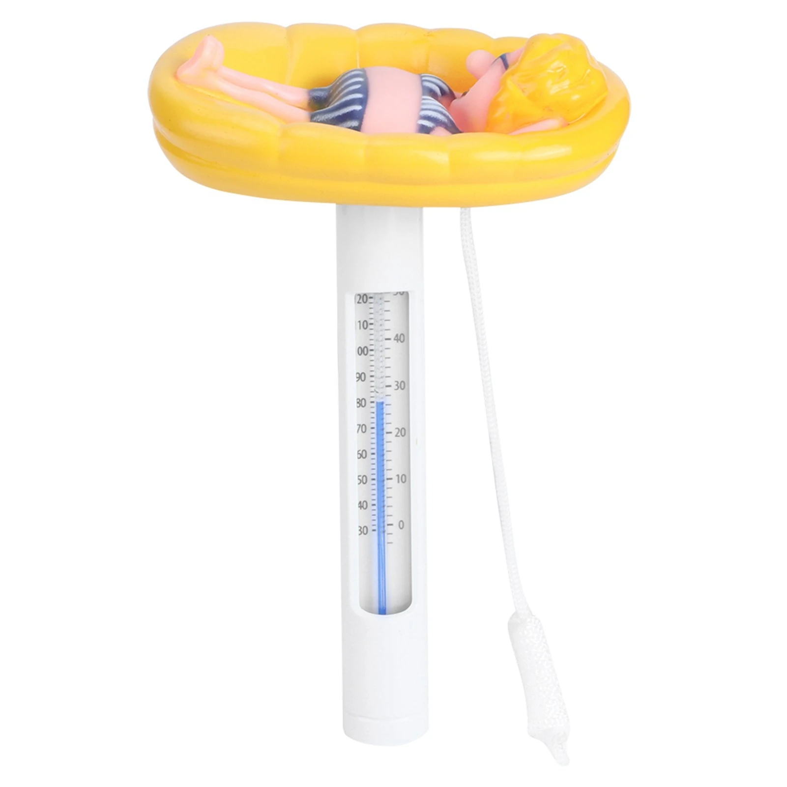 E5 Lovely Cartoon Shape Floating Swimming Pool Thermometer Temperature Meter with ℉/℃ Display Bath thermometer Water Temperature