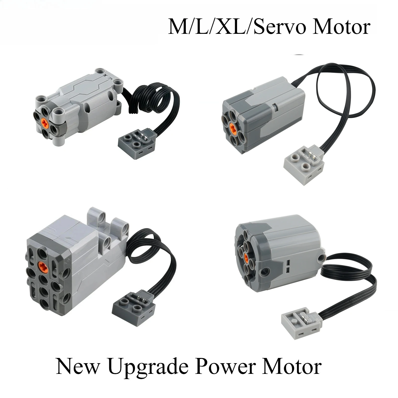 New Upgrade High Torque Speed Power Motor Building Block Part High-Power Group MOC Technology Car Truck Power Modify Accessories