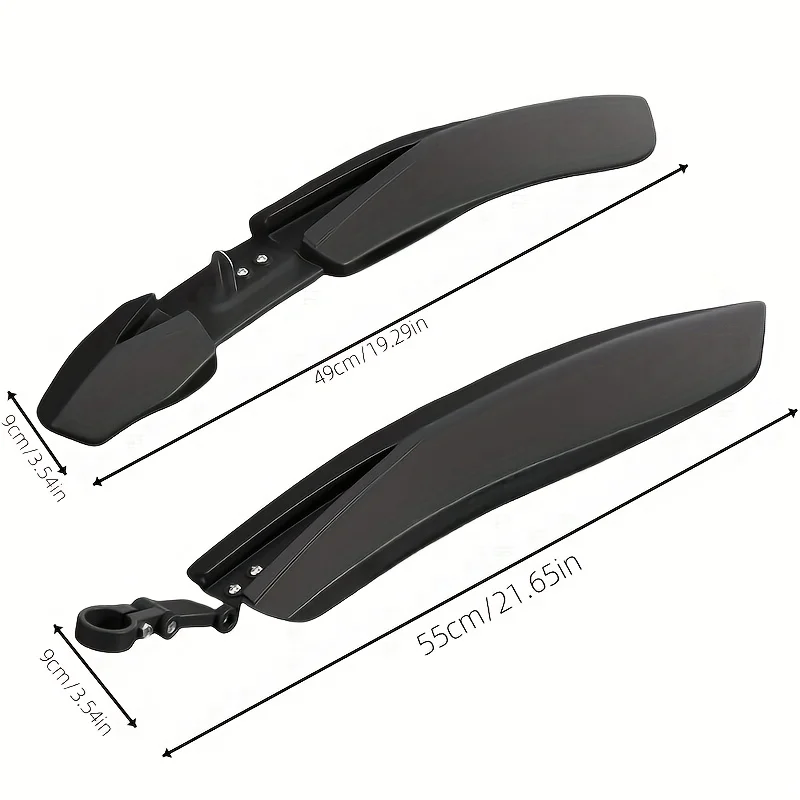 Bicycle Mudguards for Mountain Bikes, Universal for 24-26-27.5 Inch Road Bikes, Mudguards for Bicycles, Comprehensive Accessory - view 6