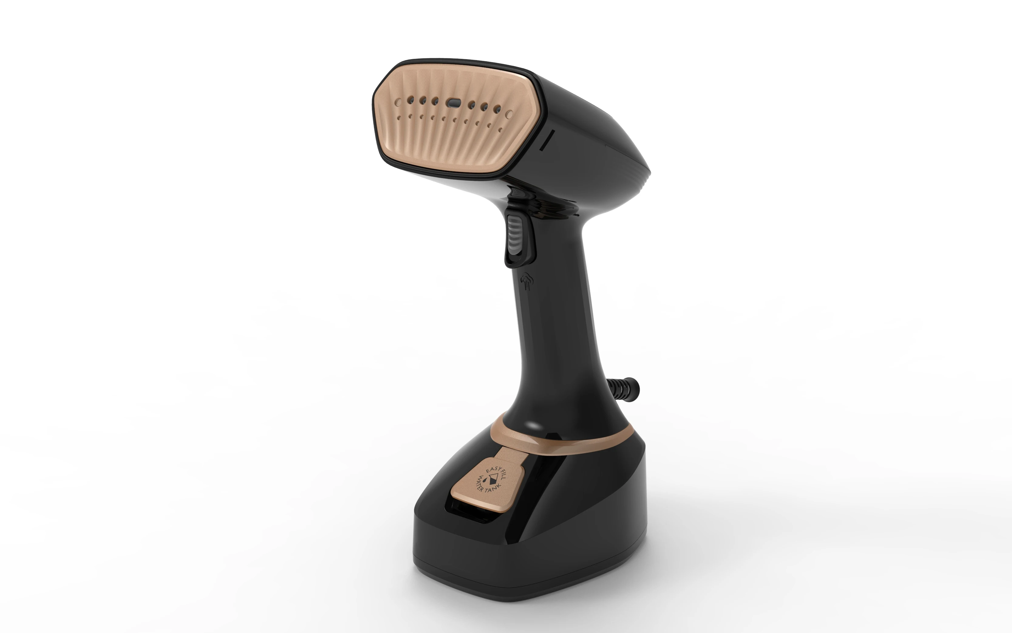 مكواة بخار للملابس المحمولة - مكواة بخار للسفر محمولة مع إيقاف تلقائي وشاشة LCD (1200 وات تسخين سريع، خزان 100 مل، تصميم مدمج)