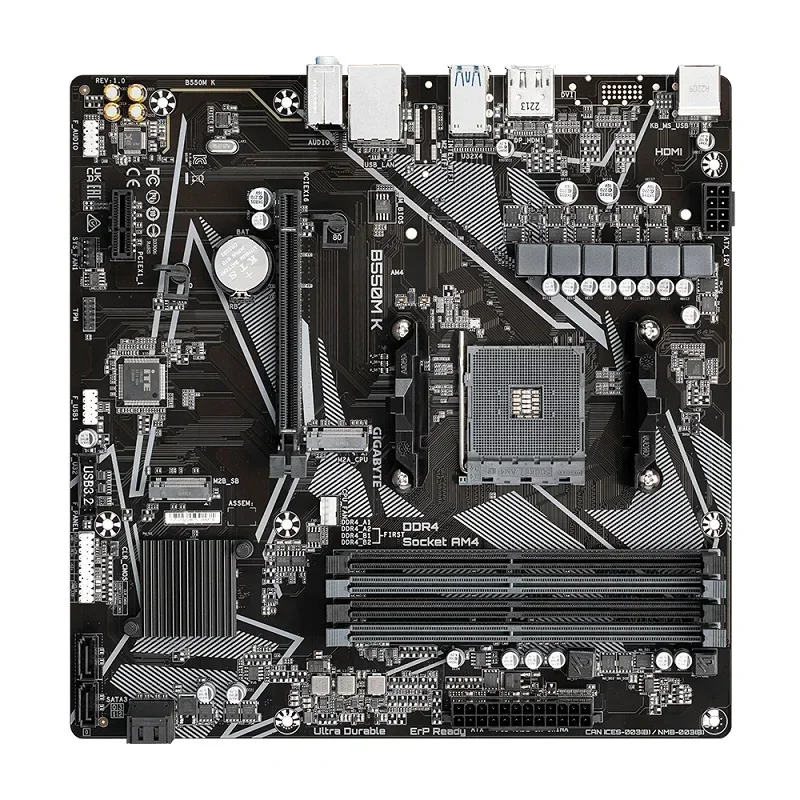 B550M K AMD CPU Desktop processor Computer main board for AM4 interface CPU 5500