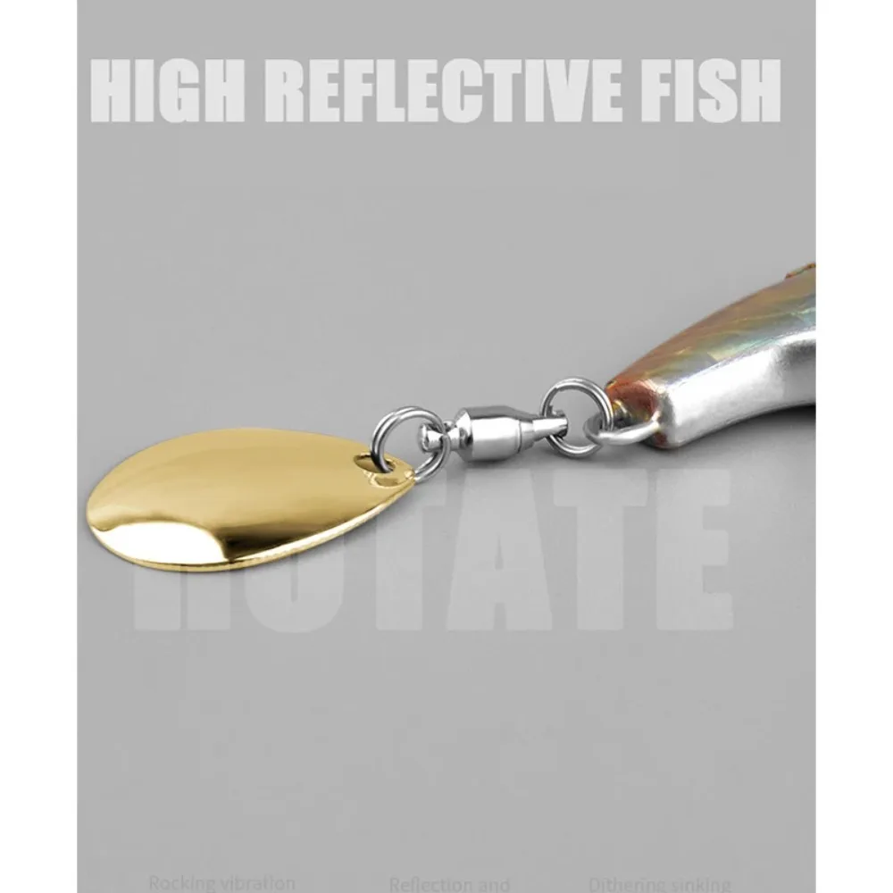 5 قطعة مجموعة طعوم الصيد المتذبذب الدورية المعادن VIB الاهتزاز الطعم سبينر ملعقة تهزهز طعوم البحر الاصطناعي الطعوم الصلبة الترتر معالجة