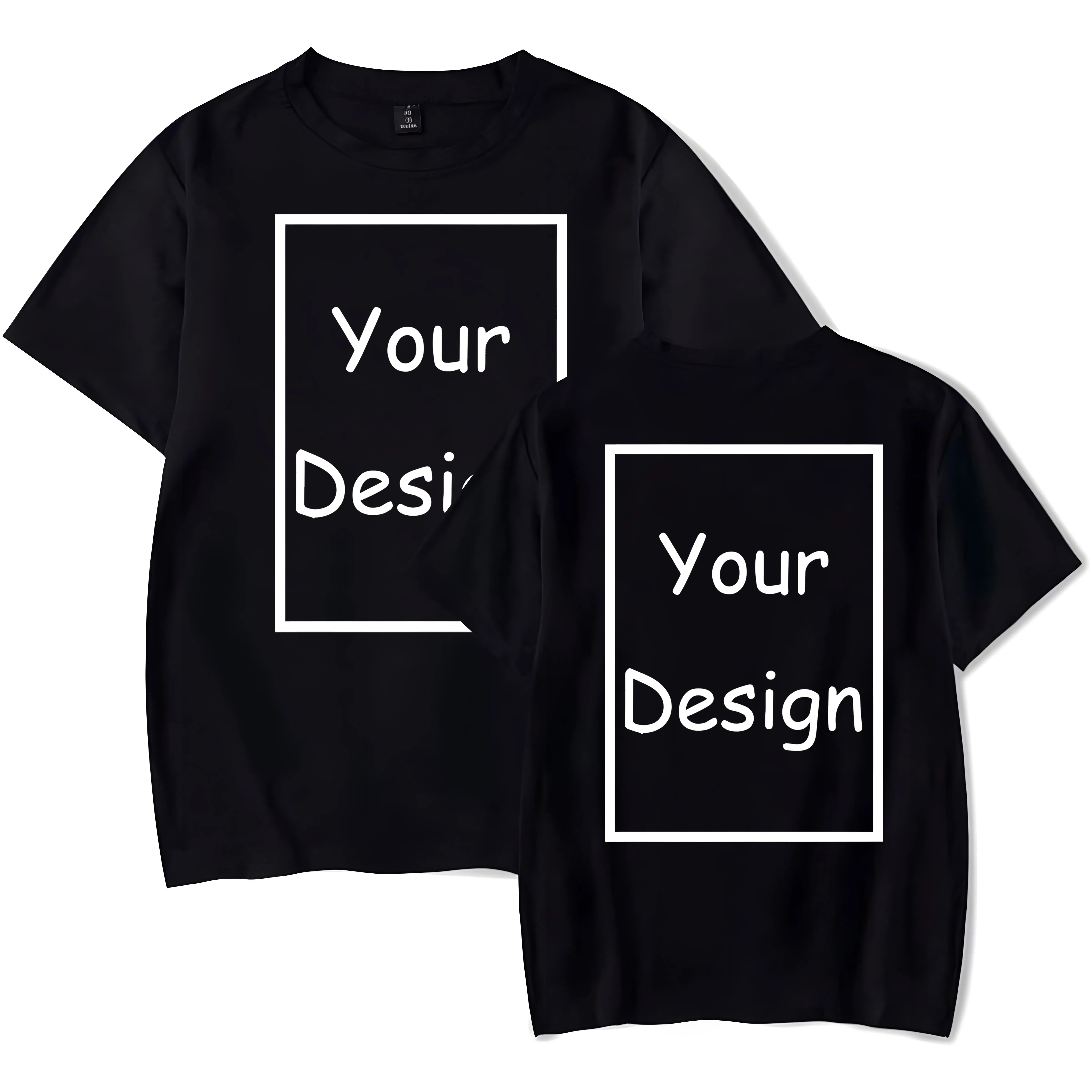 

Personalized T-Shirt Printing Add Your Design 20 Colors Unisex 100% Cotton Custom Tee for Men