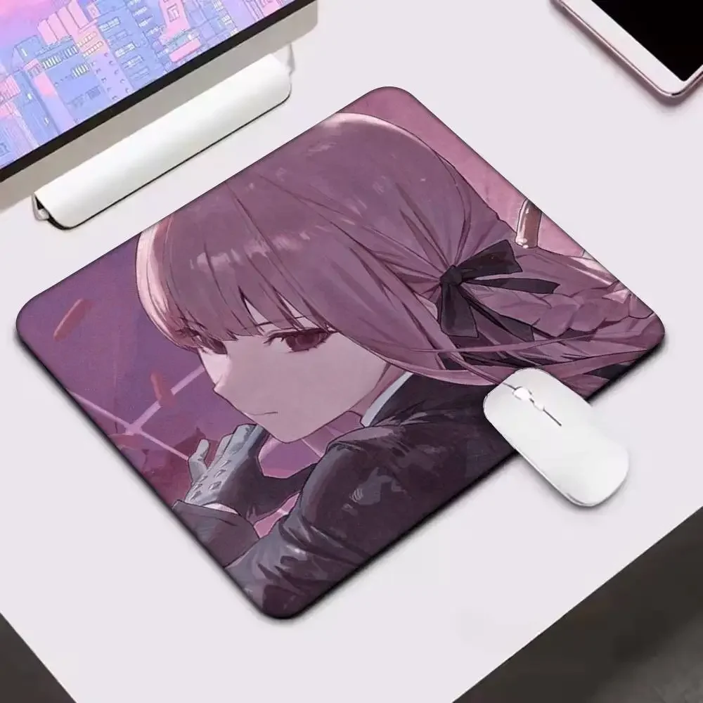 Anime Danganronpa Mousepad Small LockEdge Mouse Pad For Gamers Computer Desk Pad Rectangular Anti-slip Rubber