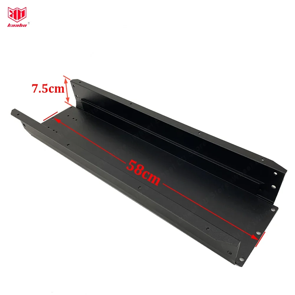 Original 58CM Length 7.5CM Width 2 Holes Pedal Deck Cover Battery Case Cover Battery Bin for Kaabo Wolf Warrior X E-Scooter