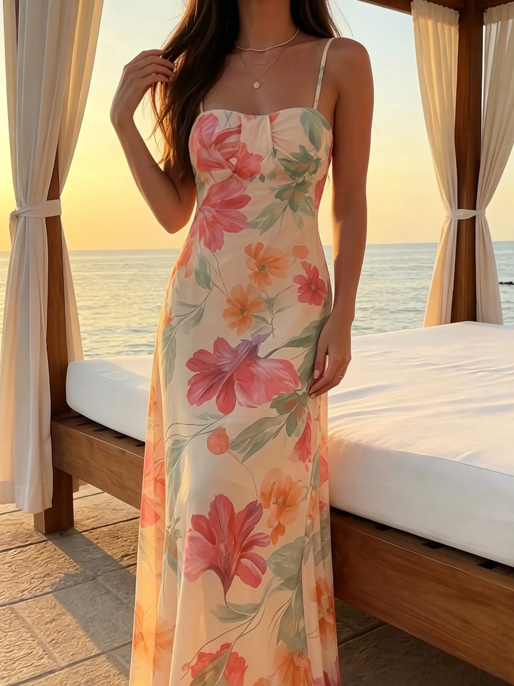Zarif ve şık, bu yeni çiçek de - French Vintage Floral Midi Dress incelemesi ve fiyatı
