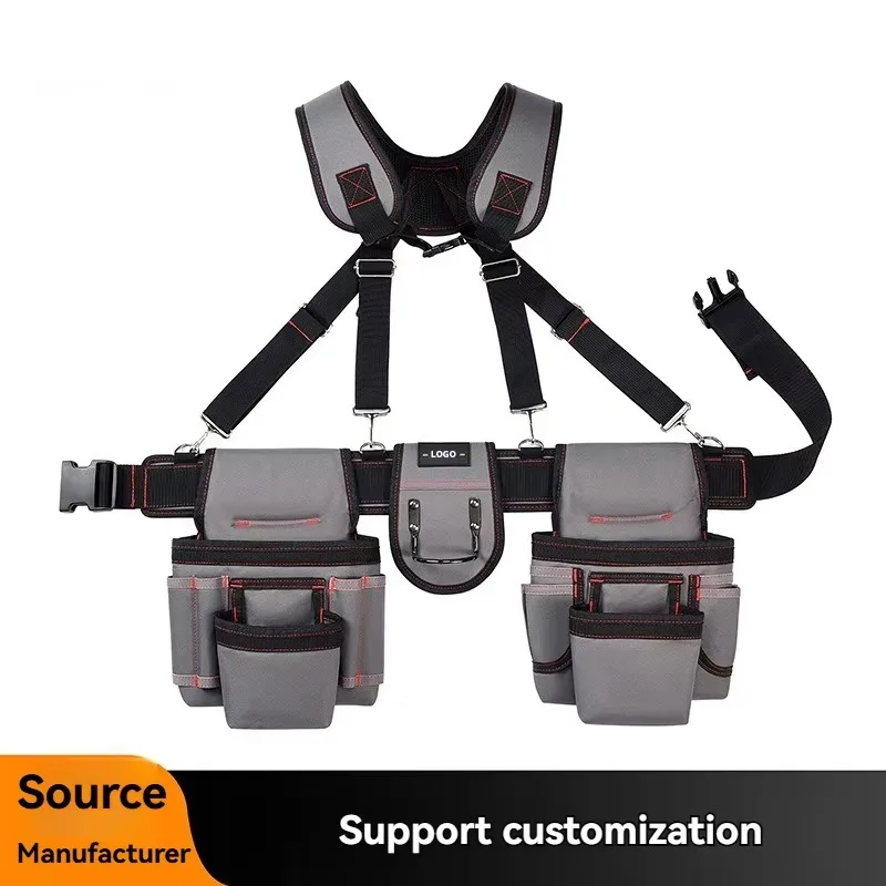 النايلون سقالة اللوحة أداة كهربائي الخصر حقيبة حزام المنظم-دعم OEM