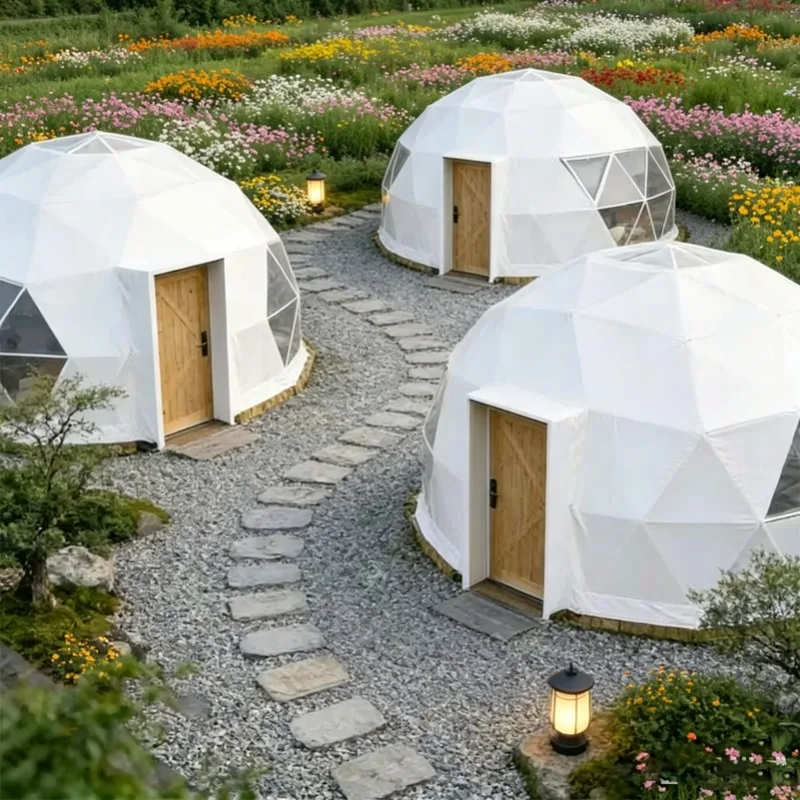 

Outdoor Garden Cabin Luxury Glamping Dome House for Bussiness Glamping Dome Tent Hotel Resort Tent Camping Tent Customized