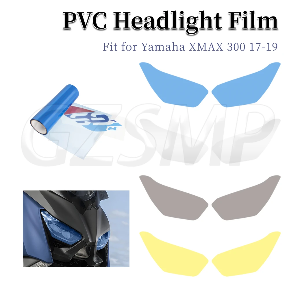 

Headlight Stickers Fit for Yamaha Xmax 300 Xmax 250 2017-2020 Motorcycle Anti Scratch Transparent Protection Film Decal