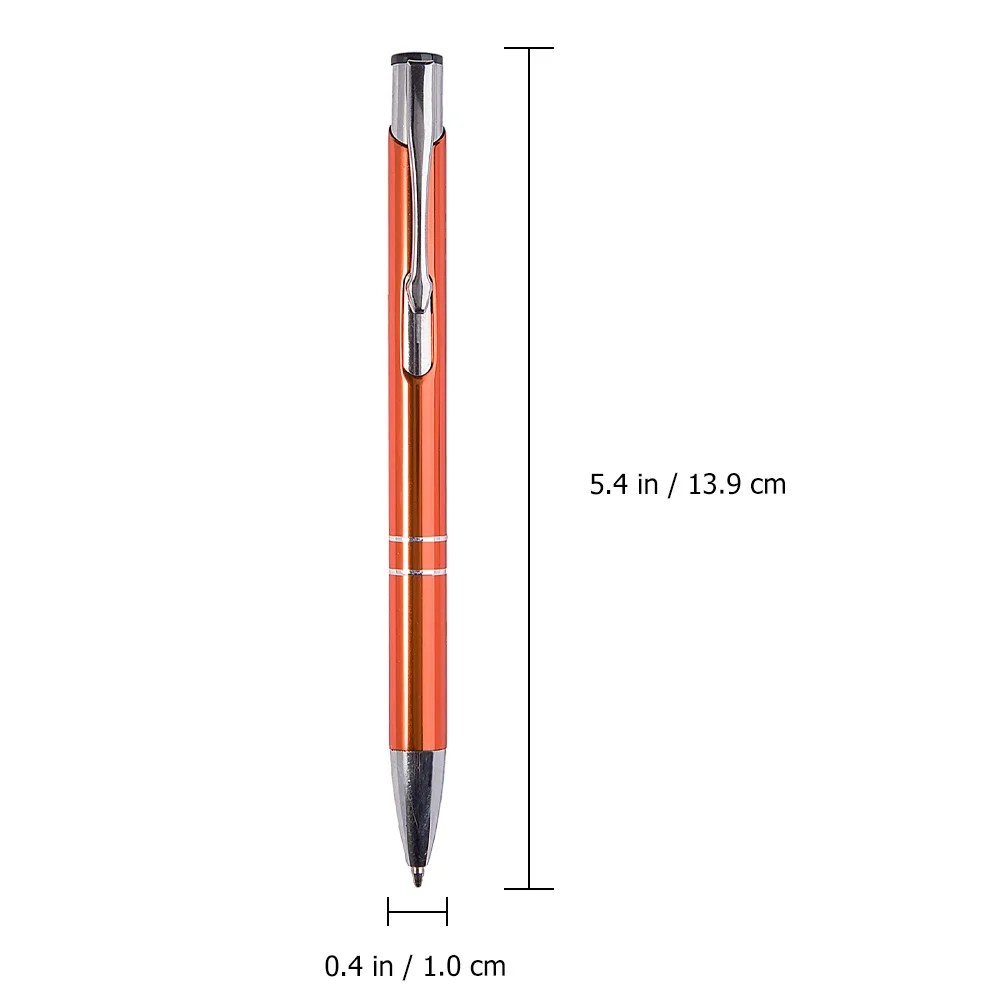 

10Pcs Colored Ballpoint Pens Retractable Smooth Writing Metal Pen Student Stationery Office Supplies Creative School Use