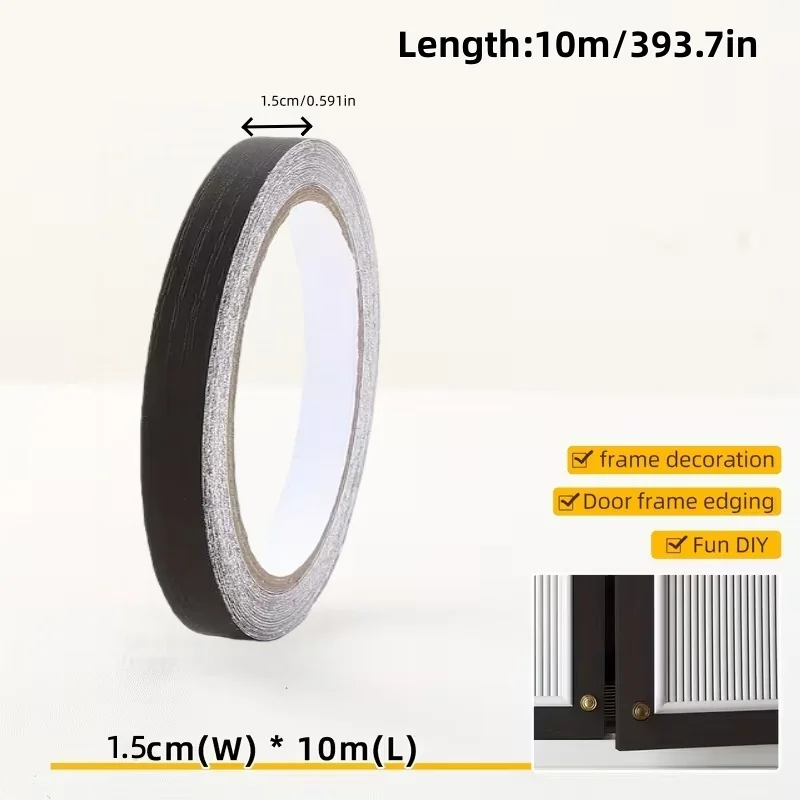 1PC 10Mx1.5CM Self Adhesive Edge Banding Tape, Furniture Edge Trim, Peel and Stick Veneer Edging for Cabinets, Drawers