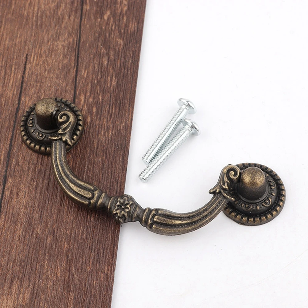 

Vintage Cabinet Wood Case for Drawer Hardware Dresser Door Handle Cabinet Knobs Furniture Handles Drawer Knobs