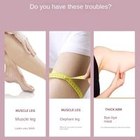 Five Wheel Massager Ring Leg Clip Body Massager Anti Cellulite Yoga Massage Roller U-shaped Fitness Muscle Relaxation Roller