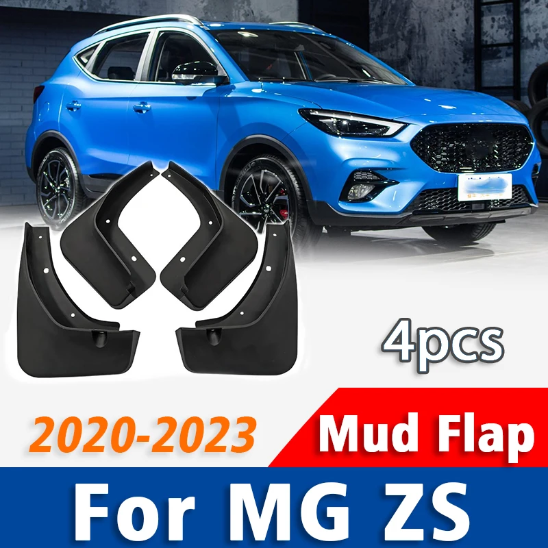 

FOR MG ZS 2020 2021 2022 2023 Front Rear 4pcs Mudguards Fender Mud Flap Guards Splash Mudflaps Car Accessories Mudguard