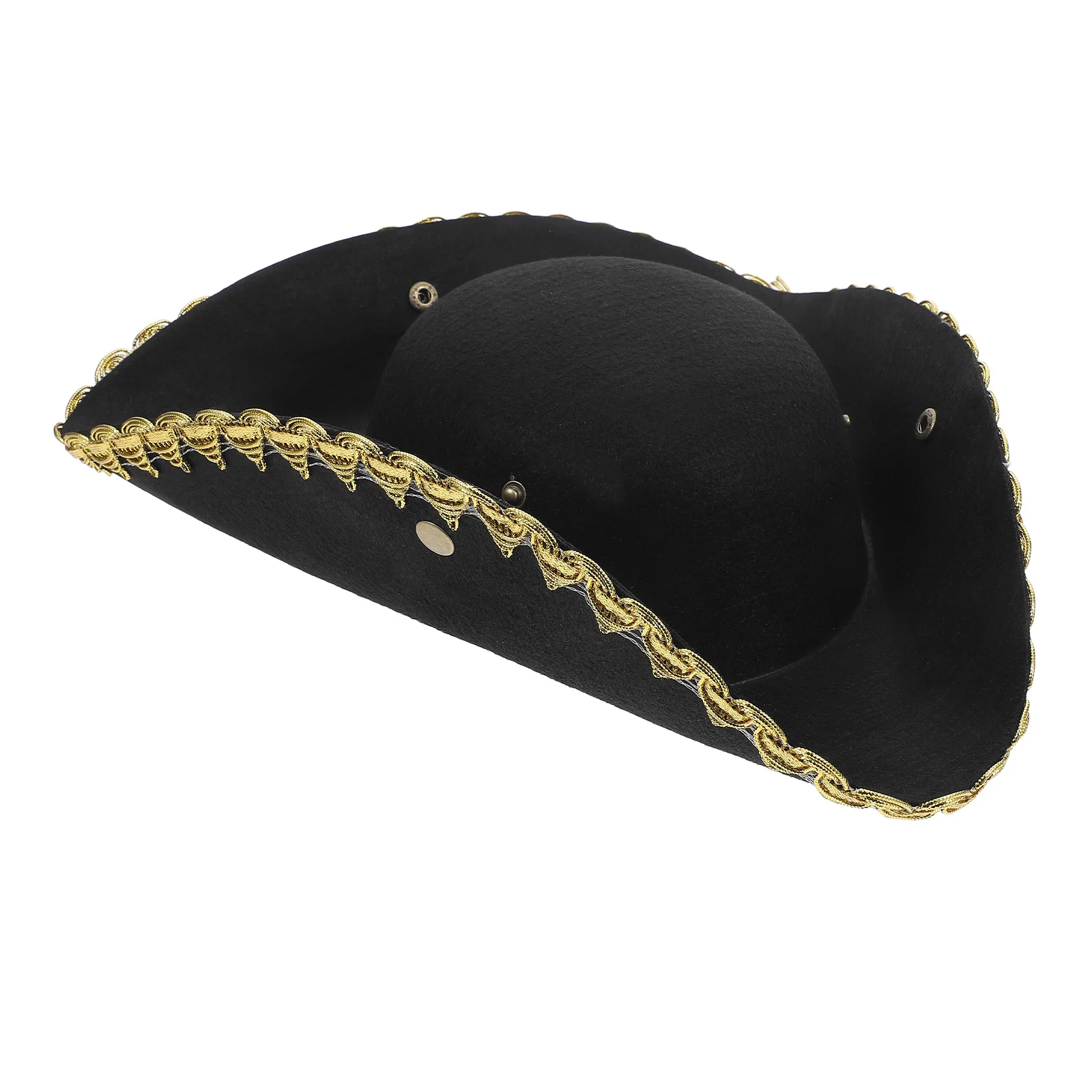 海賊帽子ハロウィンパーティーコスプレ衣装カーニバル小道具アクセサリー軽量人工キャップ大人子供用