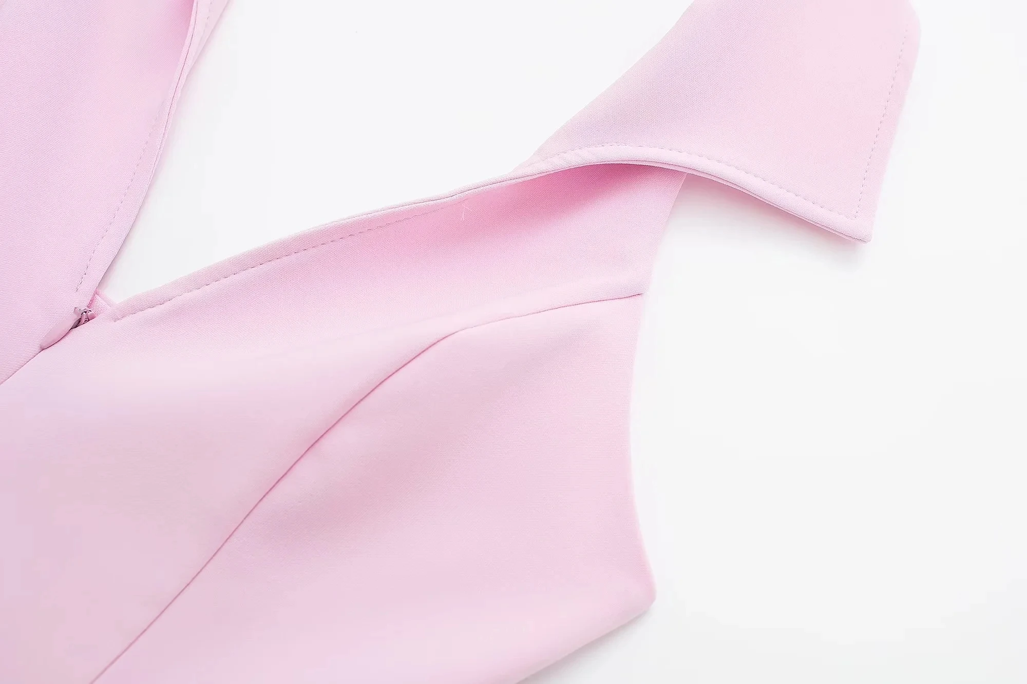 HH Damen-Set, lässige Röcke, Shorts, schickes Neckholder-Hemd, rückenfreies Top und Shorts, süßes rosa Sommer-Sexy-Shorts-Sets – Detail 8