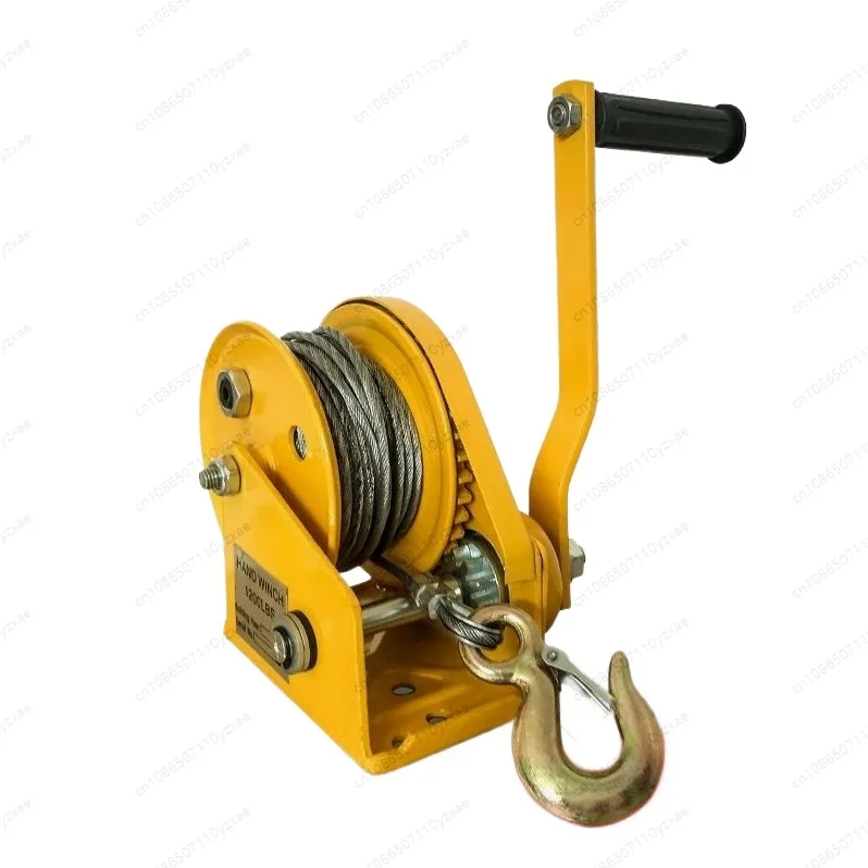 

Ручная лебедка двусторонняя самоблокирующаяся ручная лебедка тяговая небольшая бытовая лебедка кран