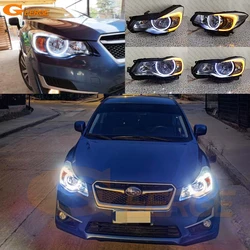 For Subaru Impreza XV Crosstrek GJ GP C-Light Switchback Turn Signal Day Light Angel Eyes LED Boards Kit