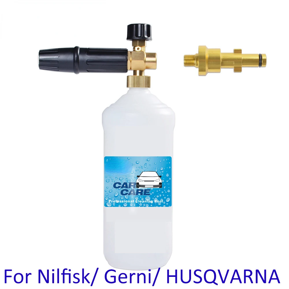 High Pressure Washer Foam Nozzle Snow Foam Lance Car Washer Foam generator Soap Gun Foam Sprayer for Nilfisk Gerni Husqvarna