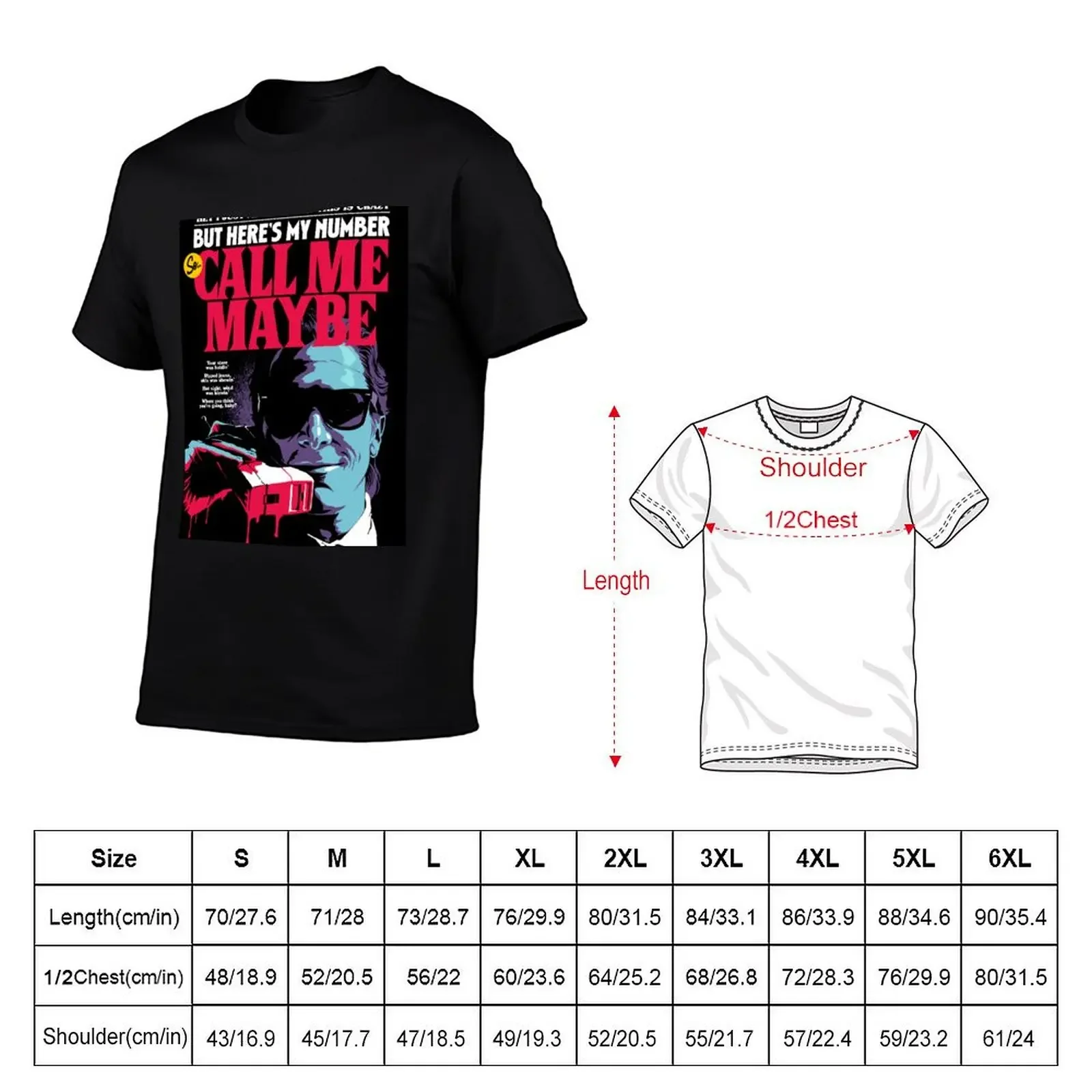 The Call T-Shirt cotton graphic tees anime stuff t shirts for men graphic