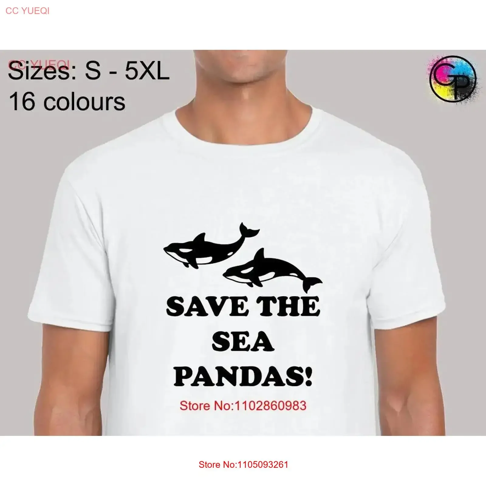 

Мужская футболка «Сохранить море панды», унисекс, забавная шутка, новинка, слоган, животное, жизнь, убийца, Кит, orca, черная рыба, мем, дизайн, крутой