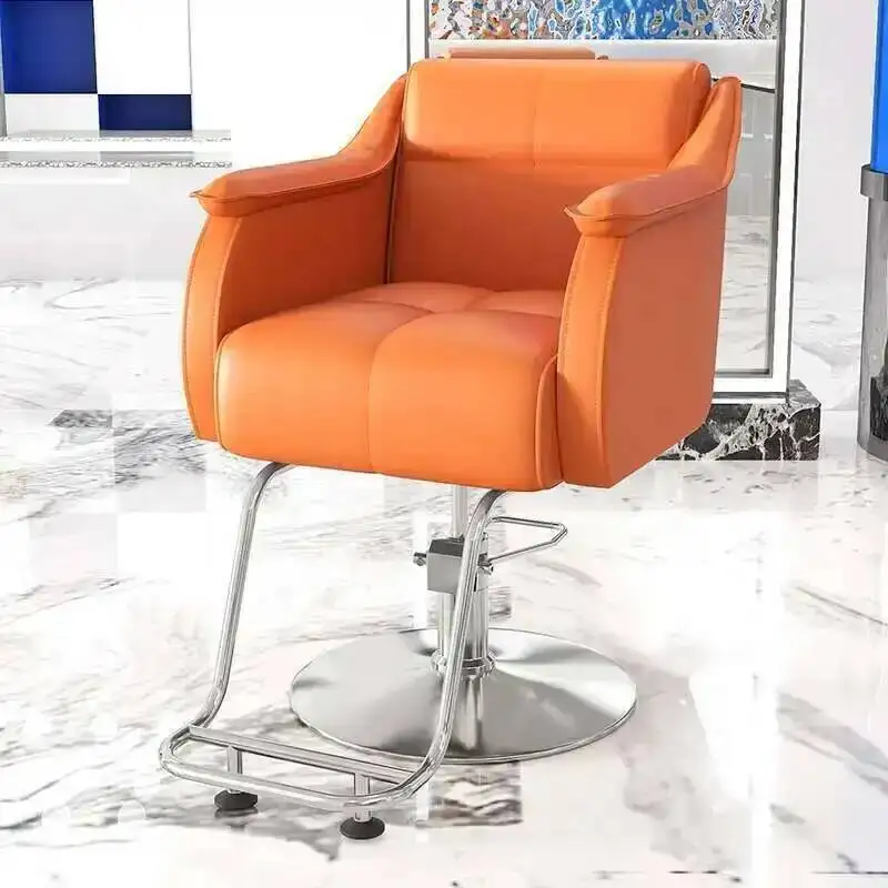 

Stylist Stool Manicure Aesthetic Chairs Barber Luxury Makeup Barber Chairs Hairdressing Silla De Barberia Barber Furniture