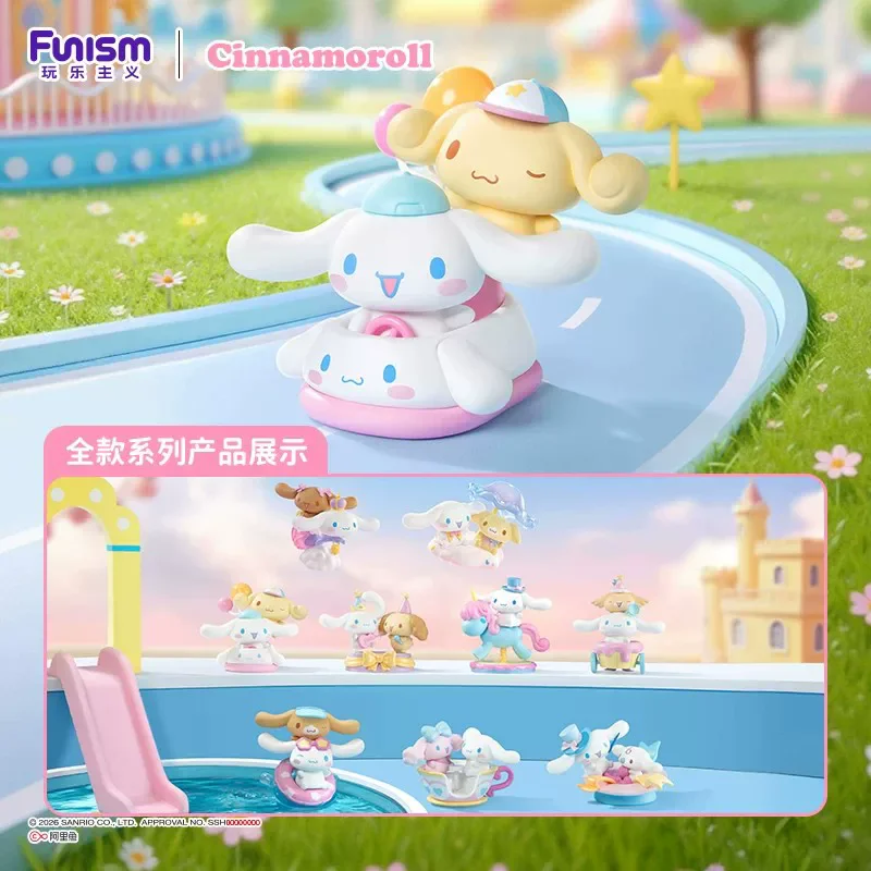 

Sanrio Cinnamoroll Dreamland Blind Box Anime Peripherals Figure Doll Ornament Model Cute Desktop Decoration Mystery Bag Toy Gift