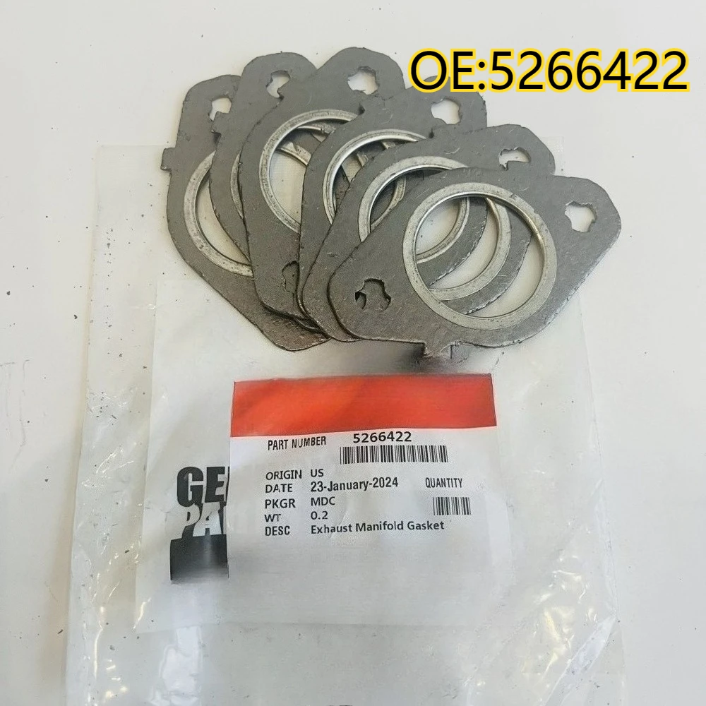 

High quality New For 6PCS 5266422 1998-15 Dodge Ram Cummins 5.9L 6.7L 24V Exhaust Manifold Gaskets