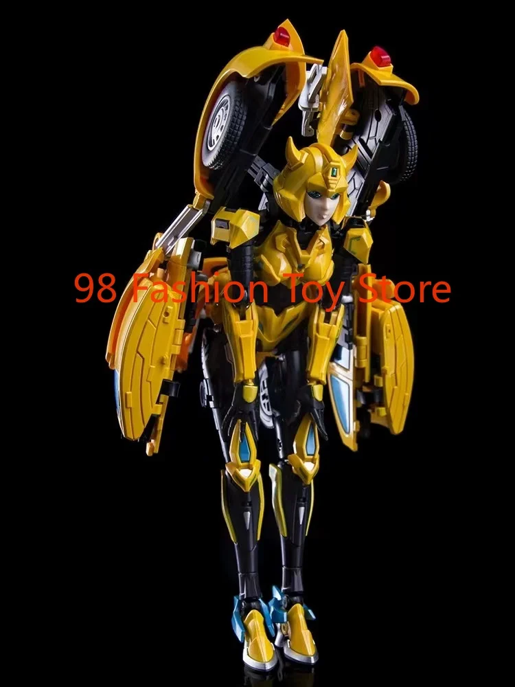 [IN STOCK] Transformation Collection Space Beautiful Girl CS-01 CS01 Little Bee 17.5CM Action Figure Robot