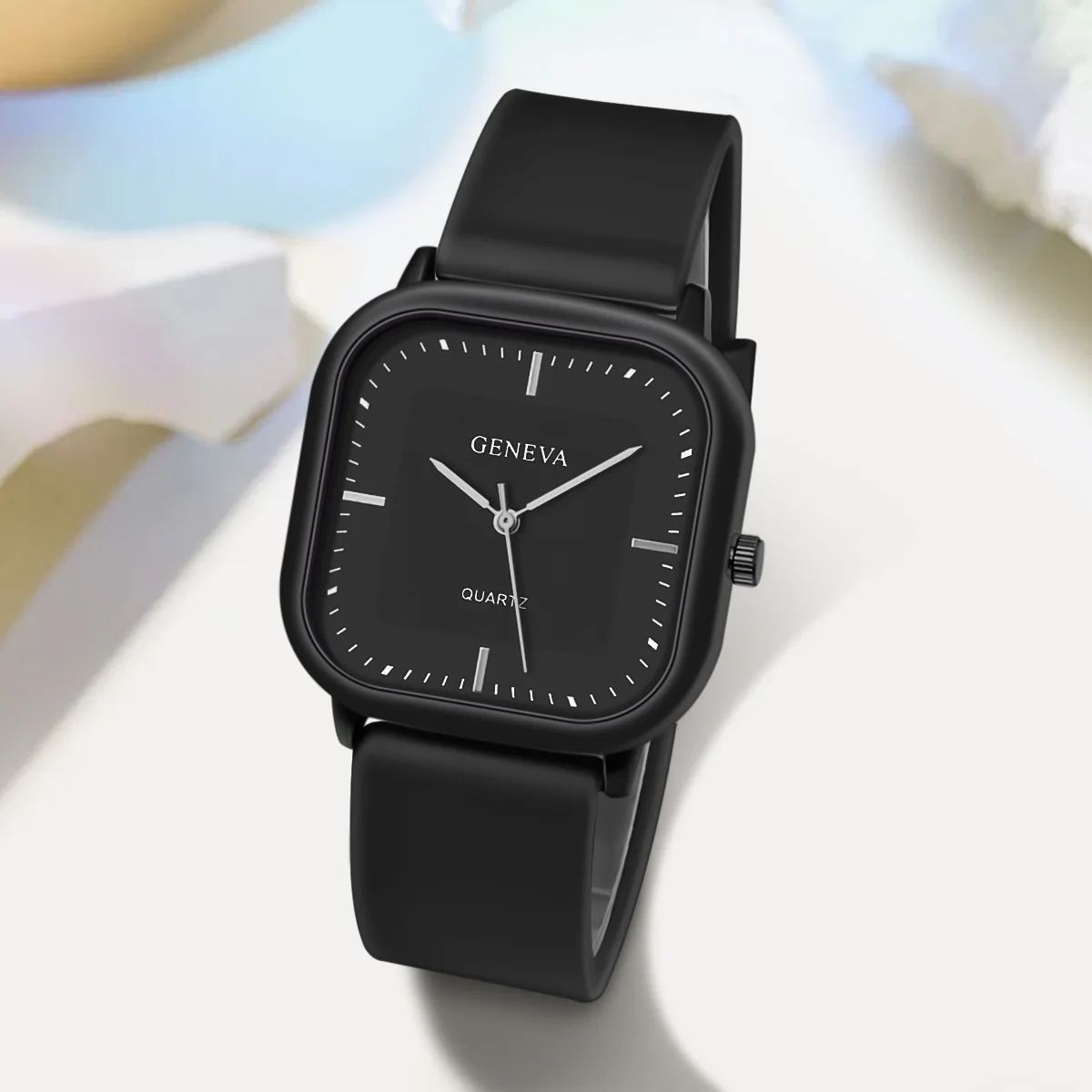 ساحة الطلب الرجال الأزياء ووتش الحد الأدنى عارضة سيليكون حزام الكوارتز ساعات المعصم رجل الأعمال ساعة Relogios Masculino