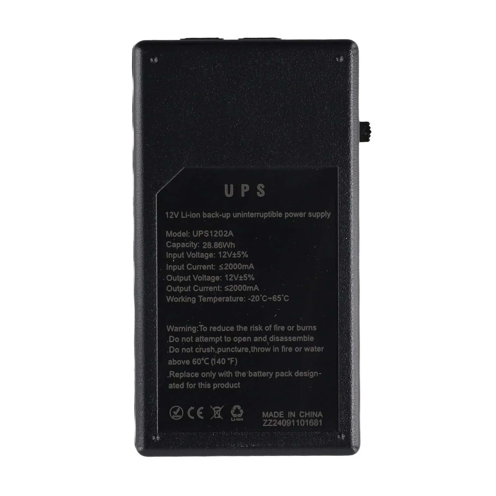 

Energy Storage Flame Retardant Power Supply UPS Mini Power Supply High-capacity Materials Over-charging Protection