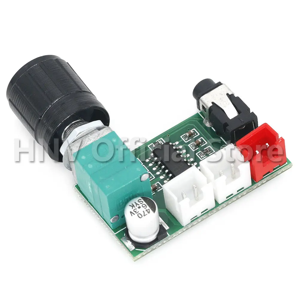 XH-A157 Digital Amplifier Board PAM8403 with Volume Knob Aux Input USB 5V Power Supply Dual 3W Output image 3