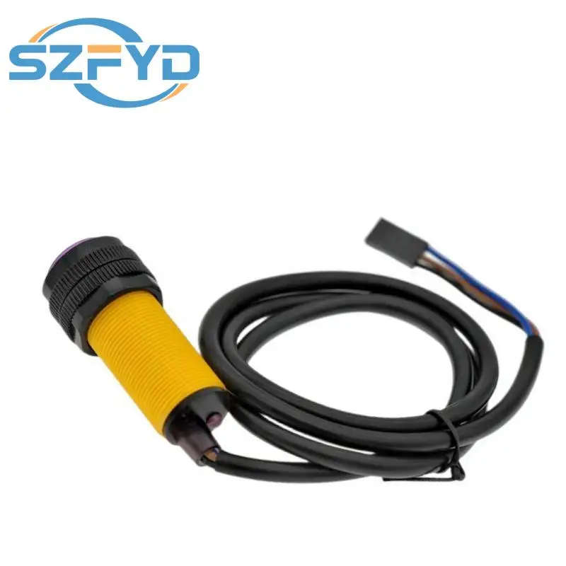 Smart Car Robot E18-D80NK Infrared Obstacle Avoidance Photoelectric Sensor Proximity Switch 3-80cm Detection Range Adjustable