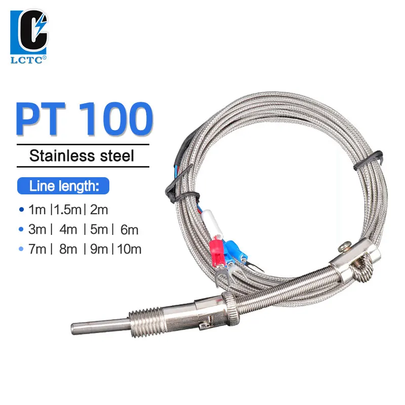 

Compression Spring Thermal Resistance Pt100 Fast Temperature Mmeasurement Mmetal Shielded Wire Sensor