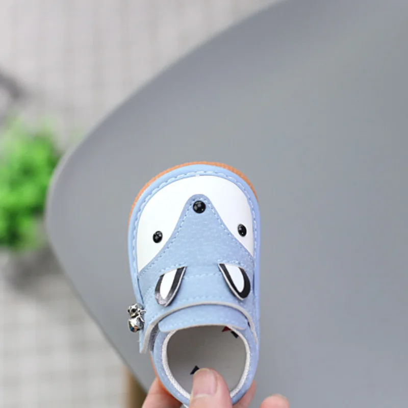 Newborn Baby Girls Boys Casual Shoes Spring New Cute Animals Non-Slip Soft-Sole Infant Toddler First Walkers Pu Leather Sneakers