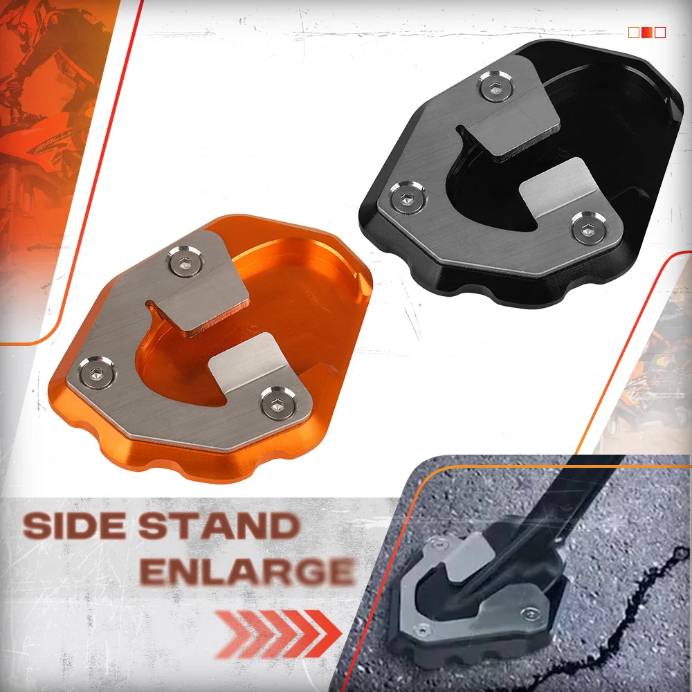 

1290 SuperDuke R Motorcycle Accessories Side Stand Enlarger Extension Plate FOR KTM 1290 Super Duke R 2020-2024 2021 2022 2023