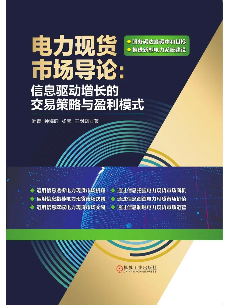 Book-Winshare Introduction To Electricity Spot Market Information Driven Trading Strategies and Profit Models