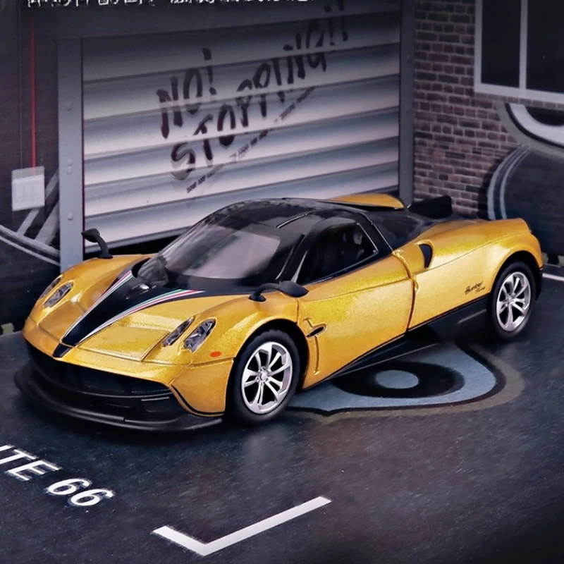 

1:36 Huayra Mini Alloy Roadster Model Kids Bonus Metal Toy Car Surprise Gift