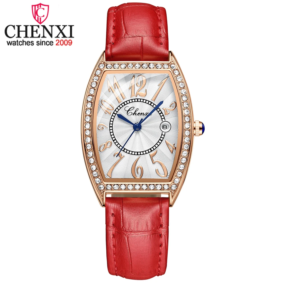 Chenxi Top Brand Woman Watch Waterproof Luxury Dress Quartz Ladies Watches Casual Leather Bracelet Clocks Female Wristwatch